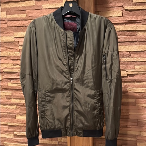 Zara Other - ZARA Men's Olive Bomber Jacket
